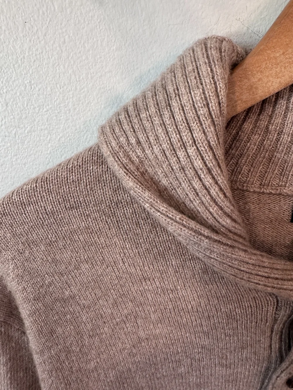 J. Crew Men's Turtleneck Button In Taupe Size Medium
